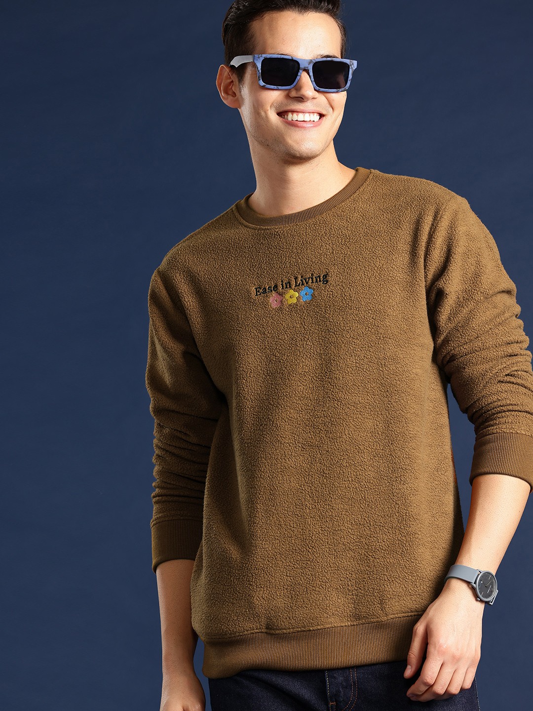 

M&H Easy Sherpa Finish Pullover Sweatshirt, Rust