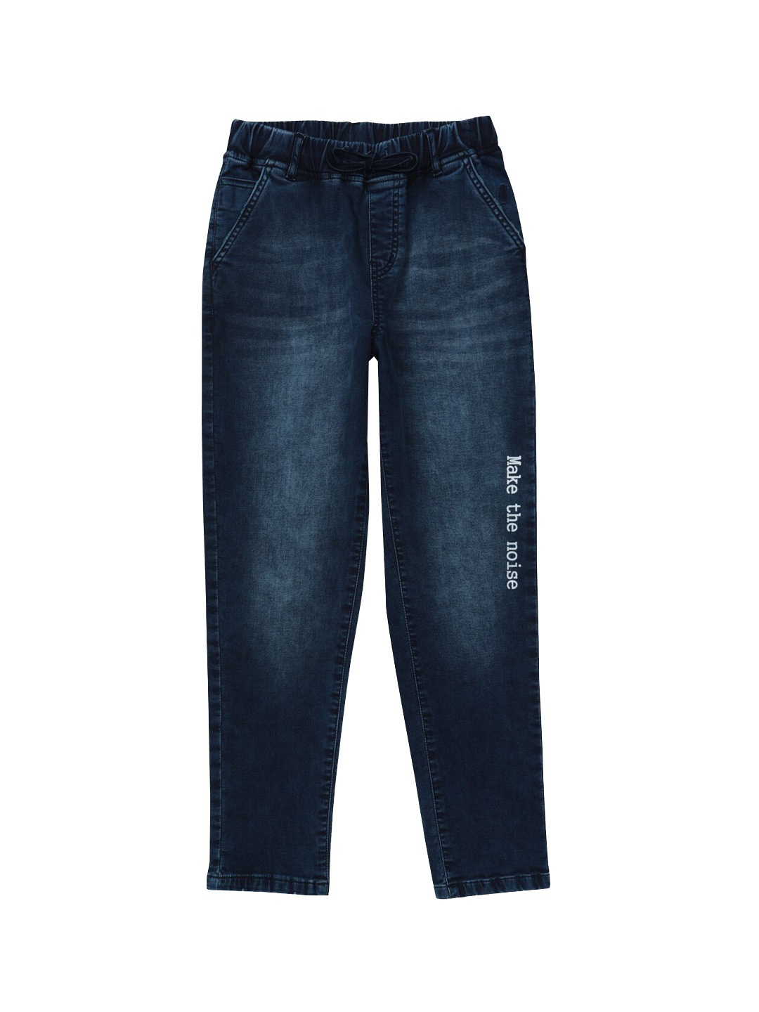 

Gini and Jony Boys Mid-Rise Clean Look Light Fade Denim Jeans, Navy blue