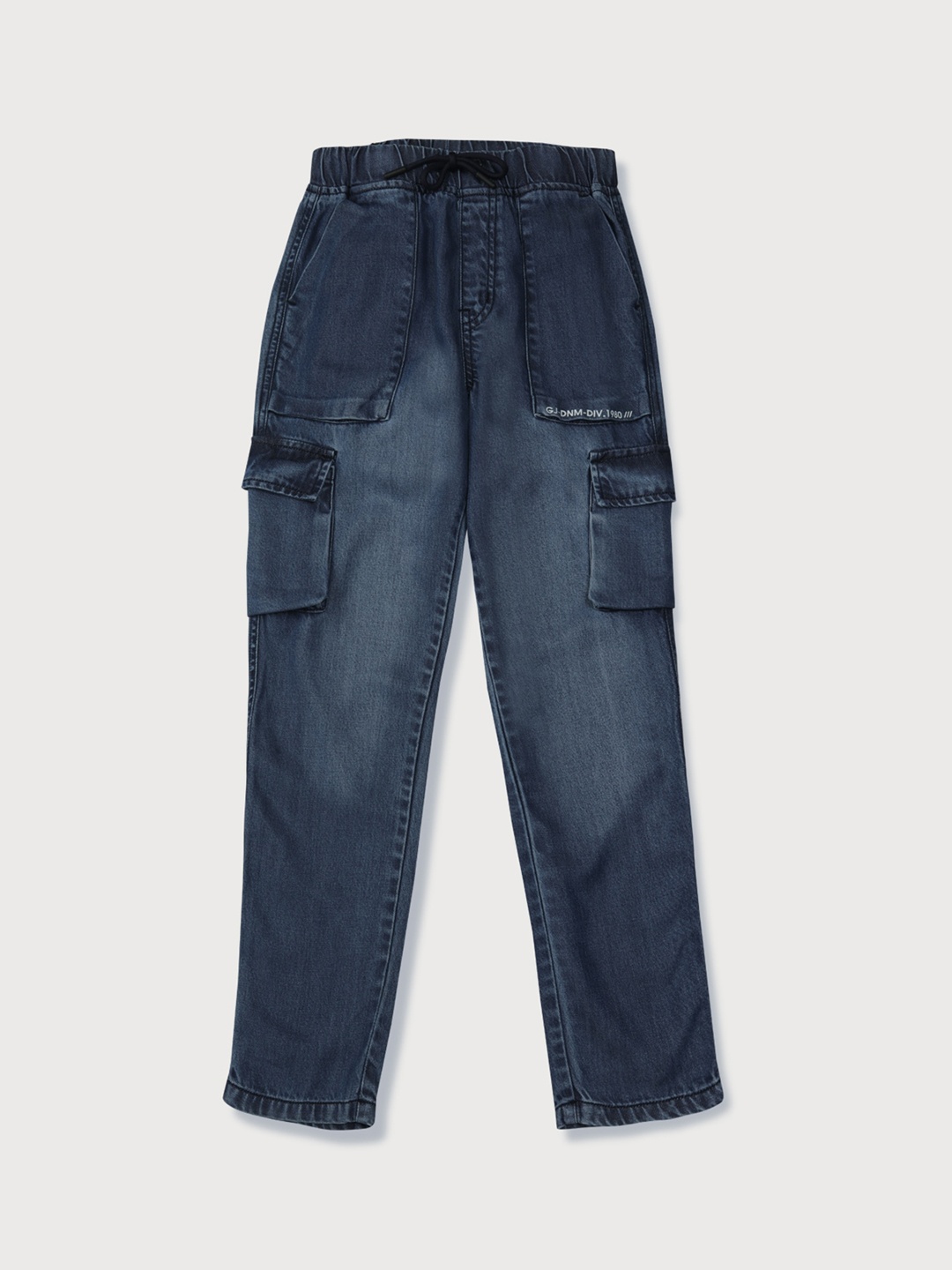 

Gini and Jony Boys Mid-Rise Light Fade Clean Look Jeans, Navy blue