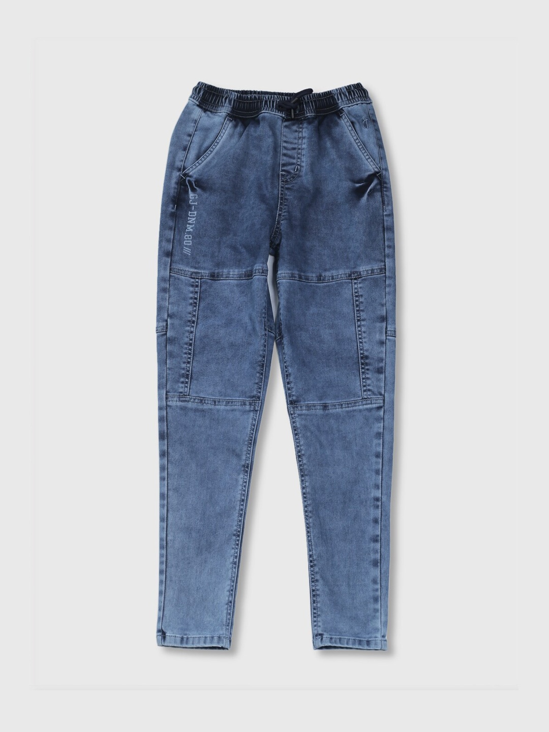 

Gini and Jony Boys Mid Rise Clean Look Heavy Fade Denim Jeans, Blue