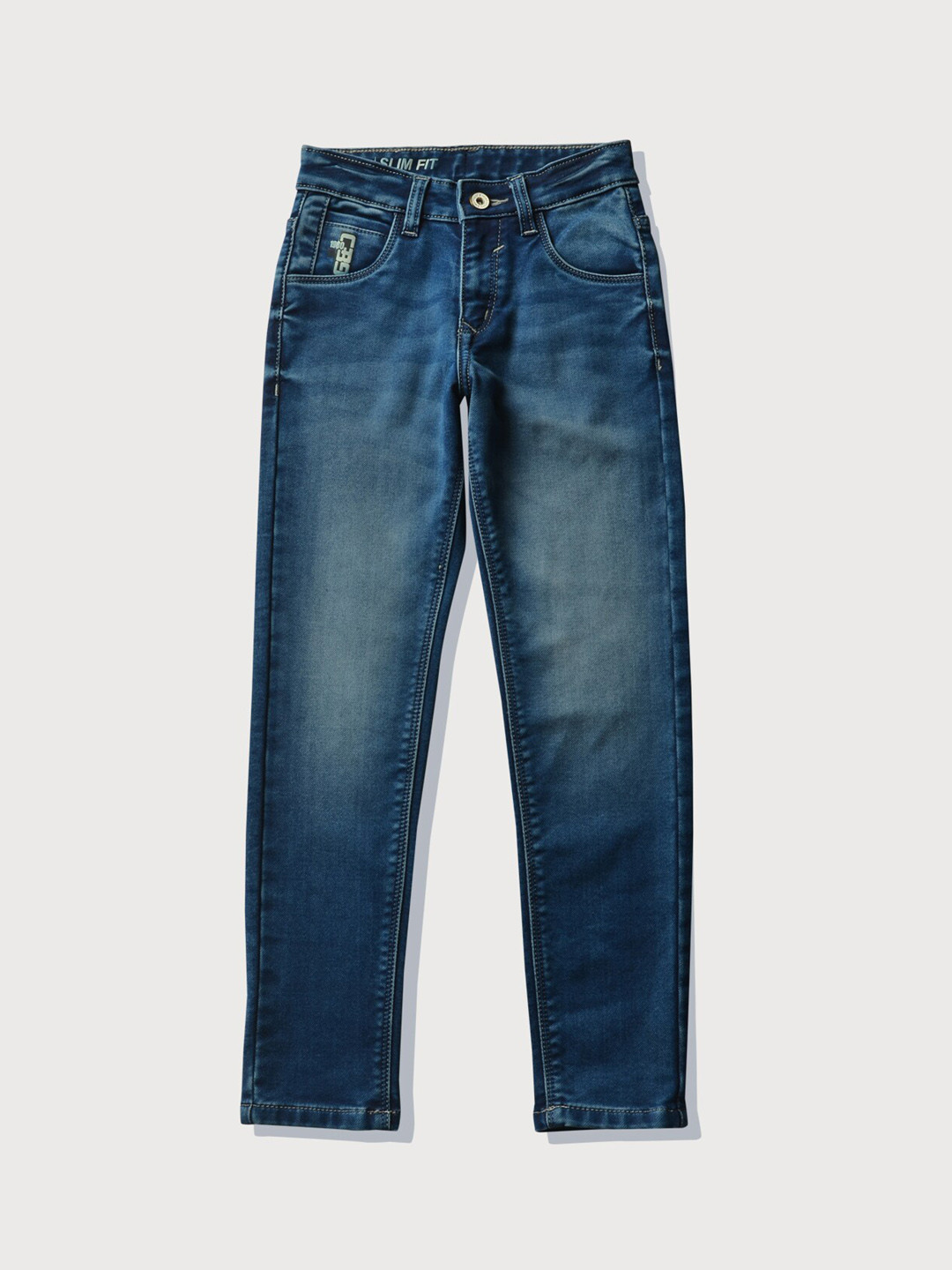 

Gini and Jony Boys Heavy Fade Clean Look Denim Jeans, Navy blue