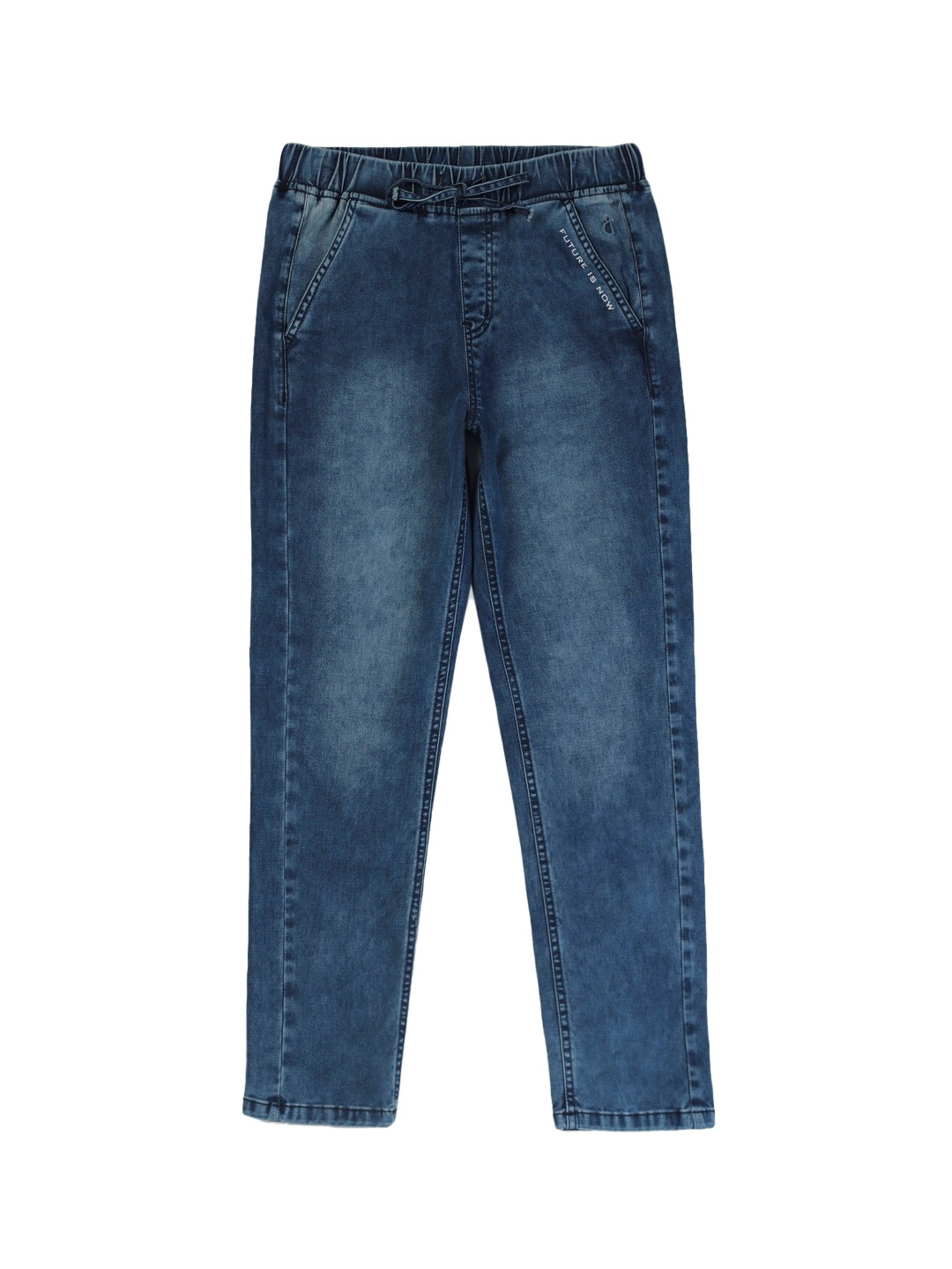 

Gini and Jony Boys Mid-Rise Fight Fade Clean Look Jeans, Navy blue