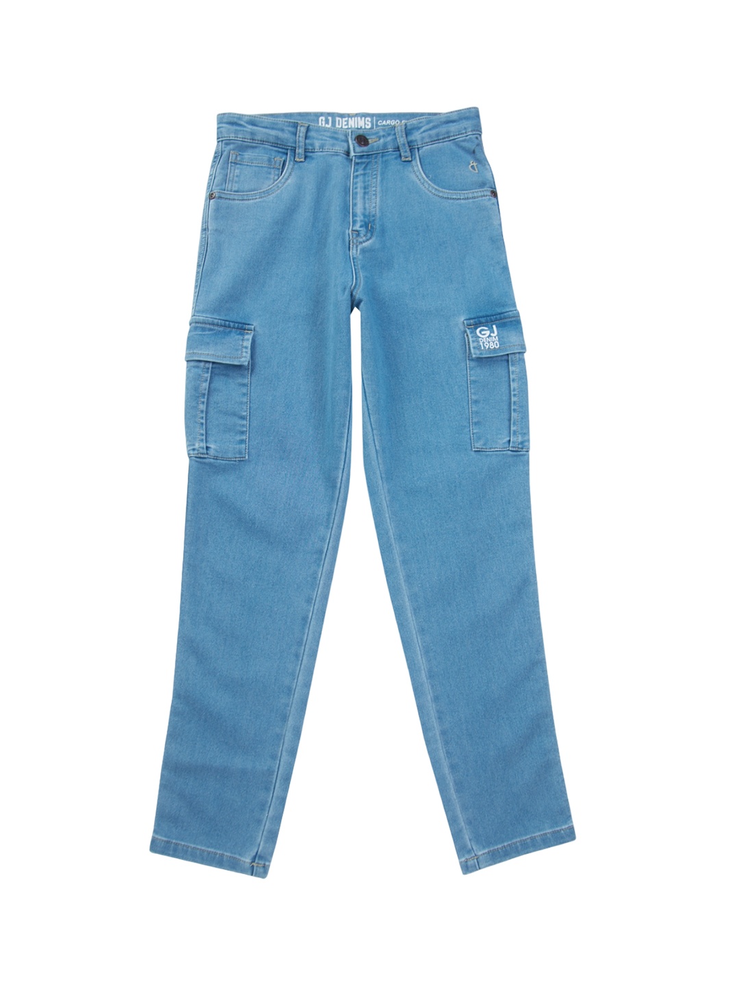 

Gini and Jony Boys Mid-Rise Light Fade Clean Look Jeans, Blue