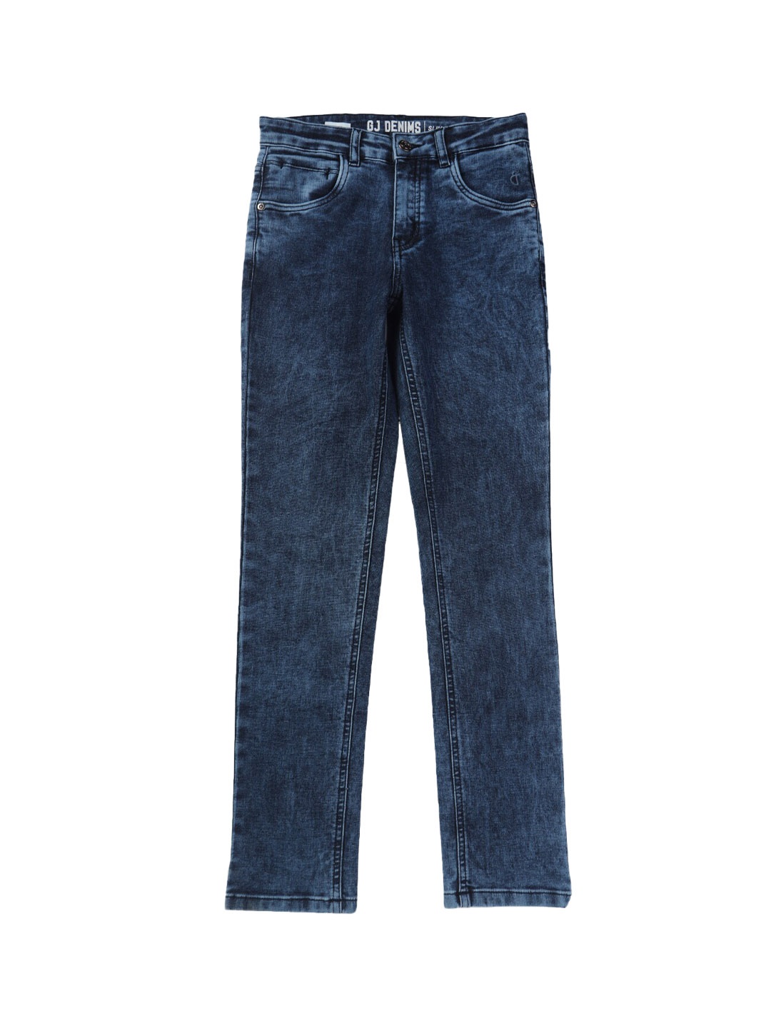 

Gini and Jony Boys Mid Rise Clean Look Light Fade Denim Jeans, Navy blue