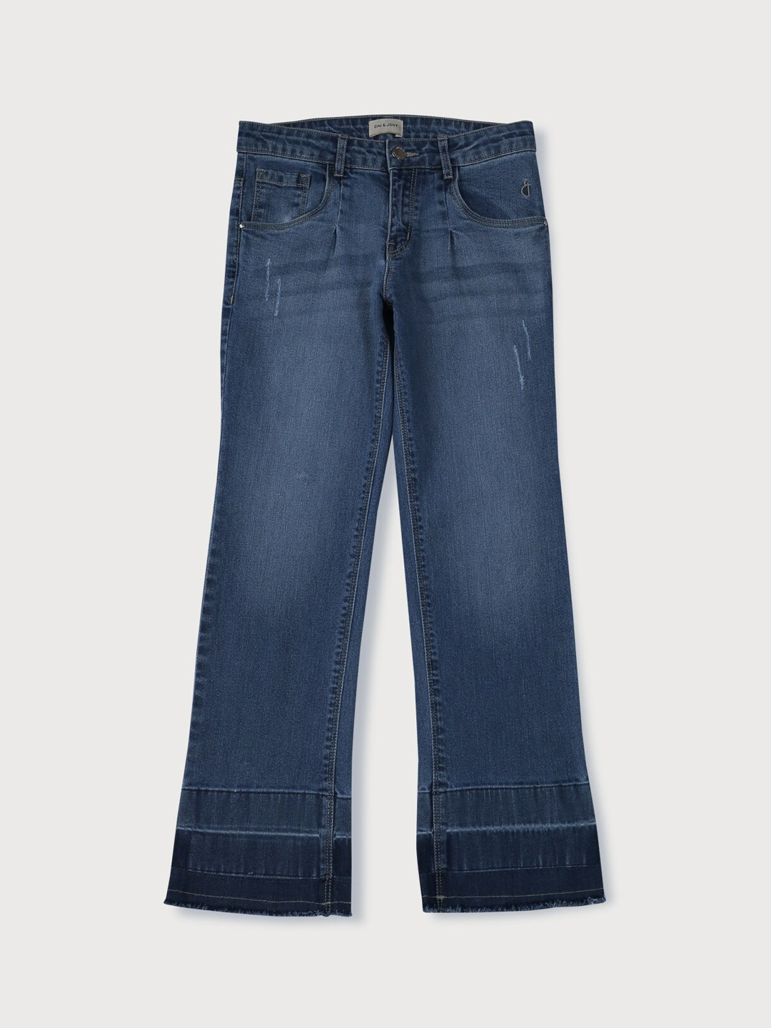 

Gini and Jony Girls Light Fade Denim Jeans, Blue