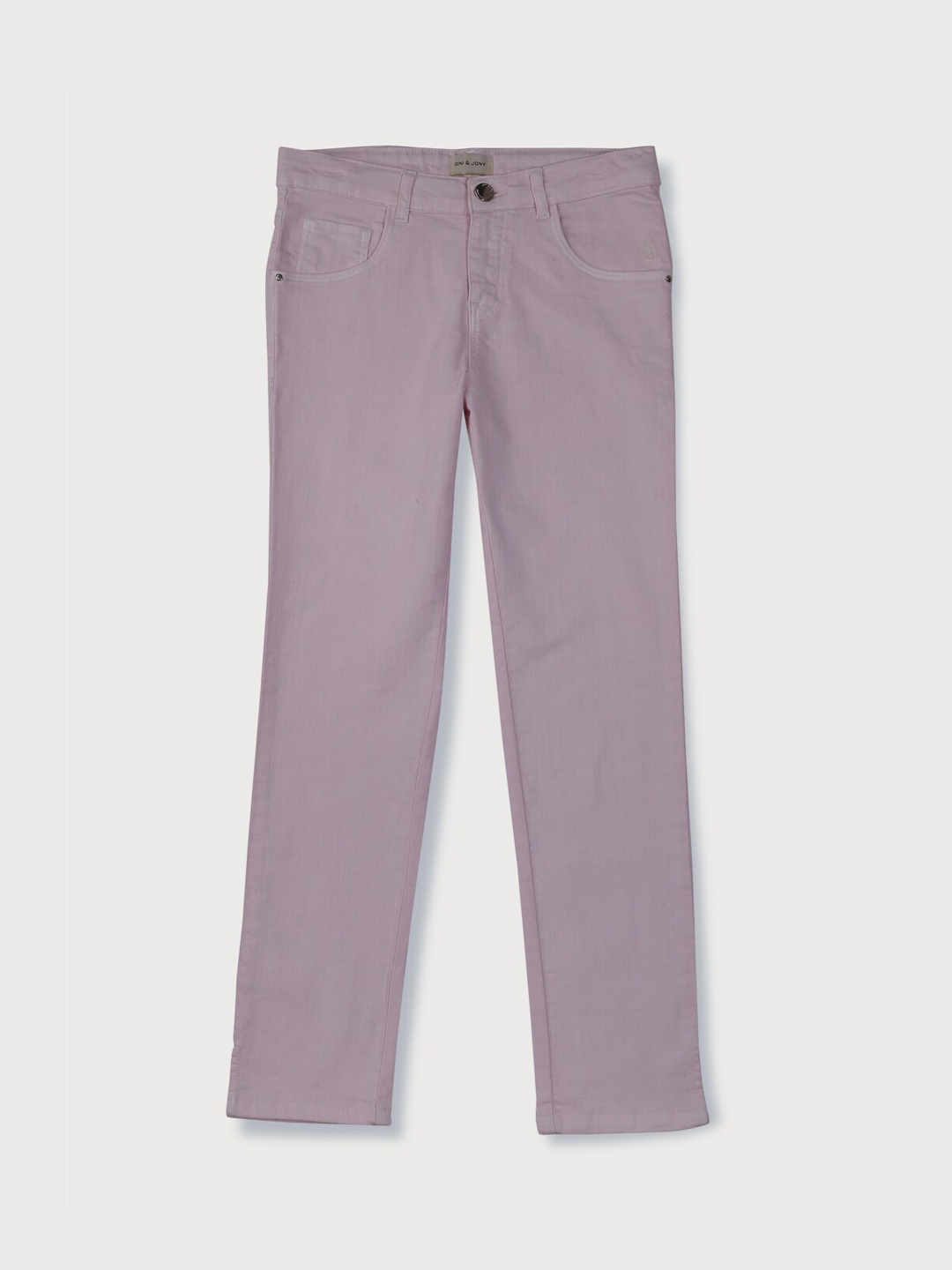 

Gini and Jony Girls Mid-Rise Clean Look Jeans, Purple
