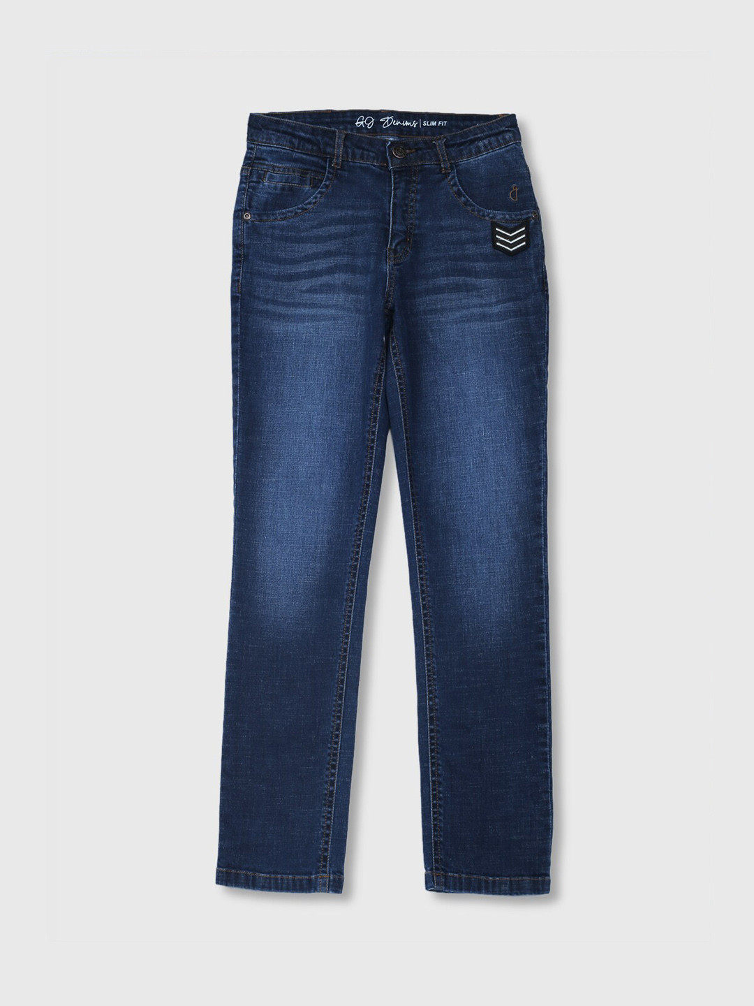 

Gini and Jony Boys Light Fade Clean Look Denim Jeans, Navy blue