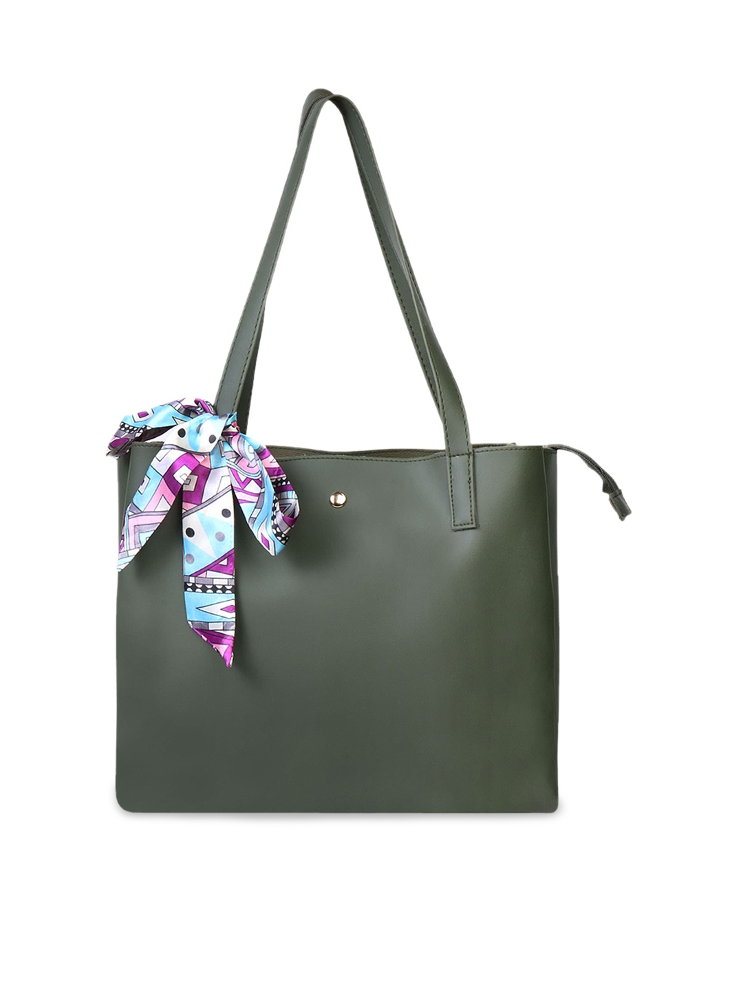 

The Mini NEEDLE Structured Shoulder Bag With Bow Detail, Green