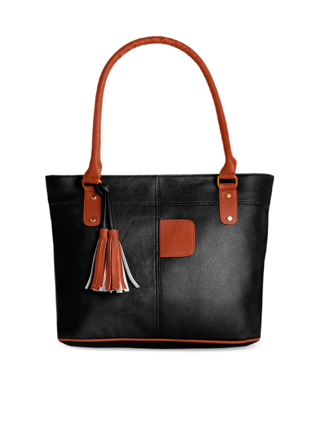 

The Mini NEEDLE Structured Shoulder Bag With Tasselled, Black