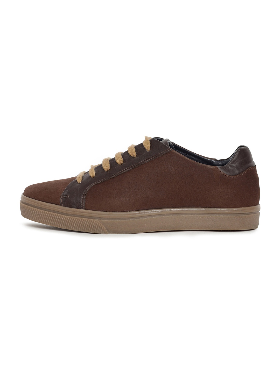 

RARE RABBIT Men Leather Sneakers, Brown
