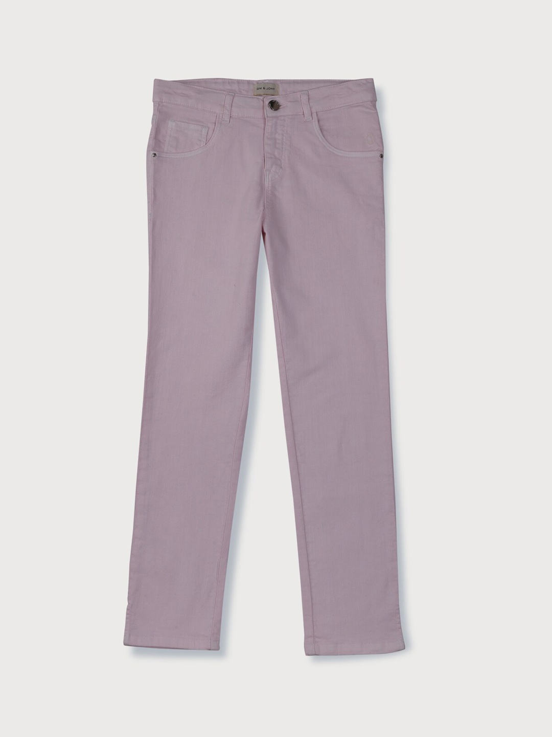 

Gini and Jony Girls Coloured Cotton Jeans, Purple