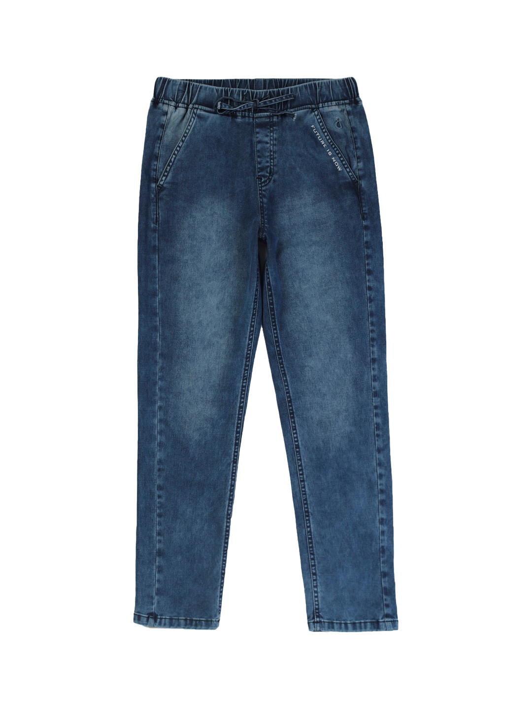 

Gini and Jony Girls Mid-Rise Fight Fade Clean Look Jeans, Navy blue