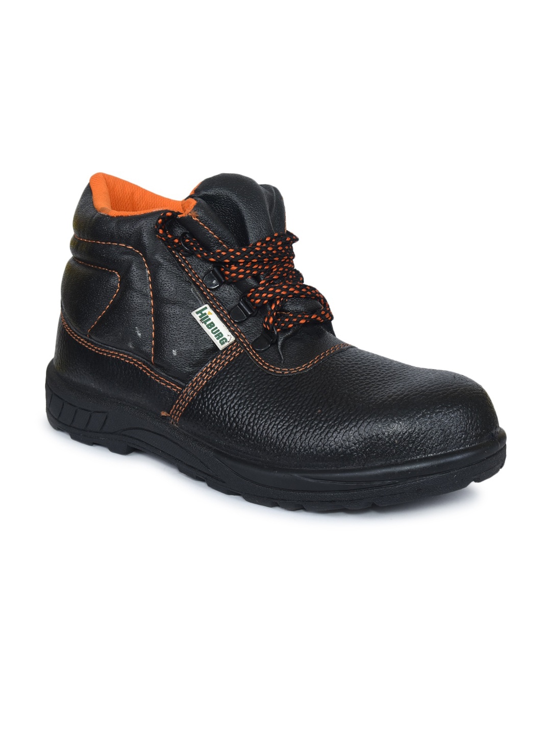 

Ajanta Men Textured Waterproof Lining Mid-Top Sneakers, Black