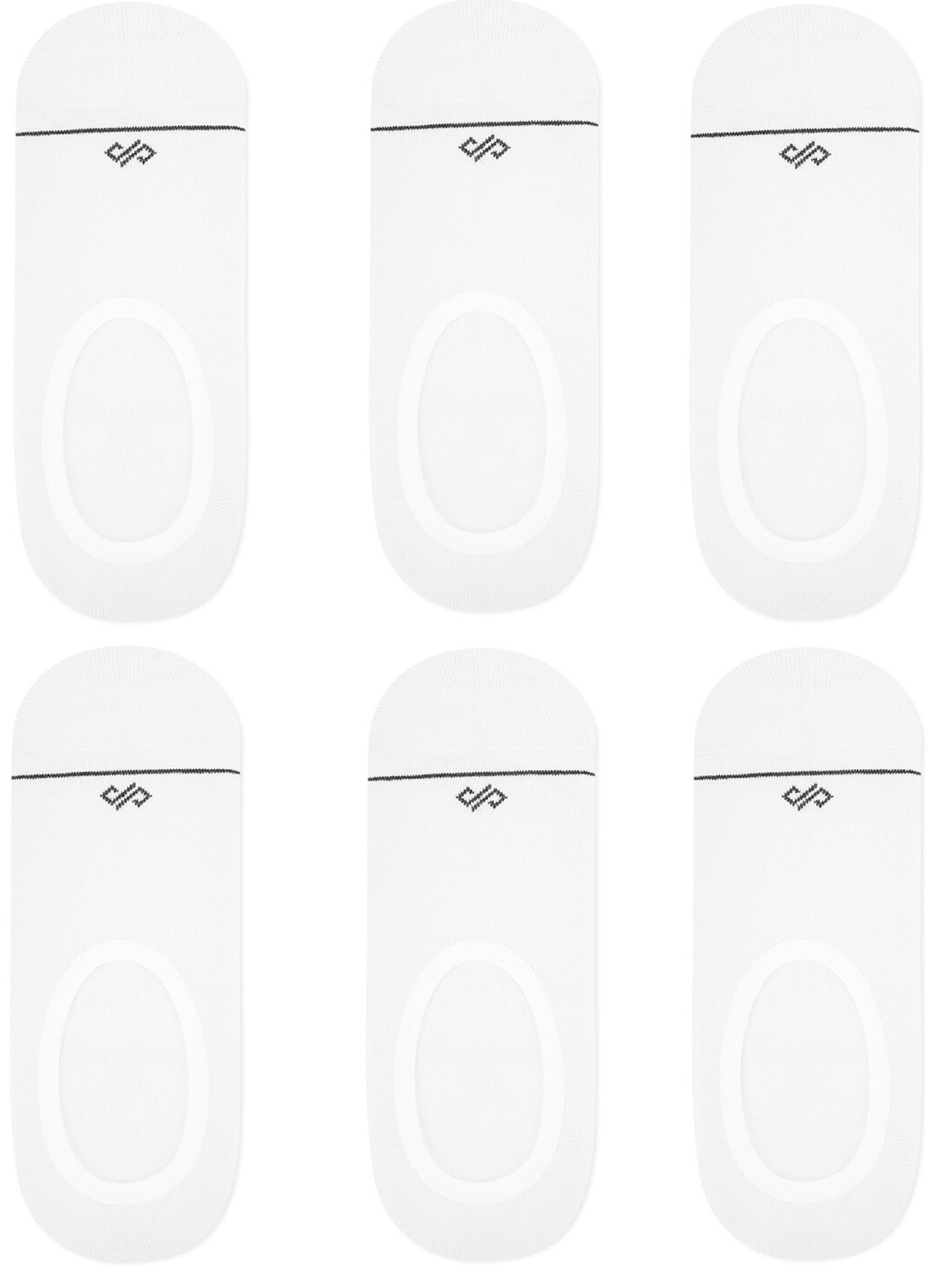 

Dynamocks Pack Of 6 Shoe Liners, White