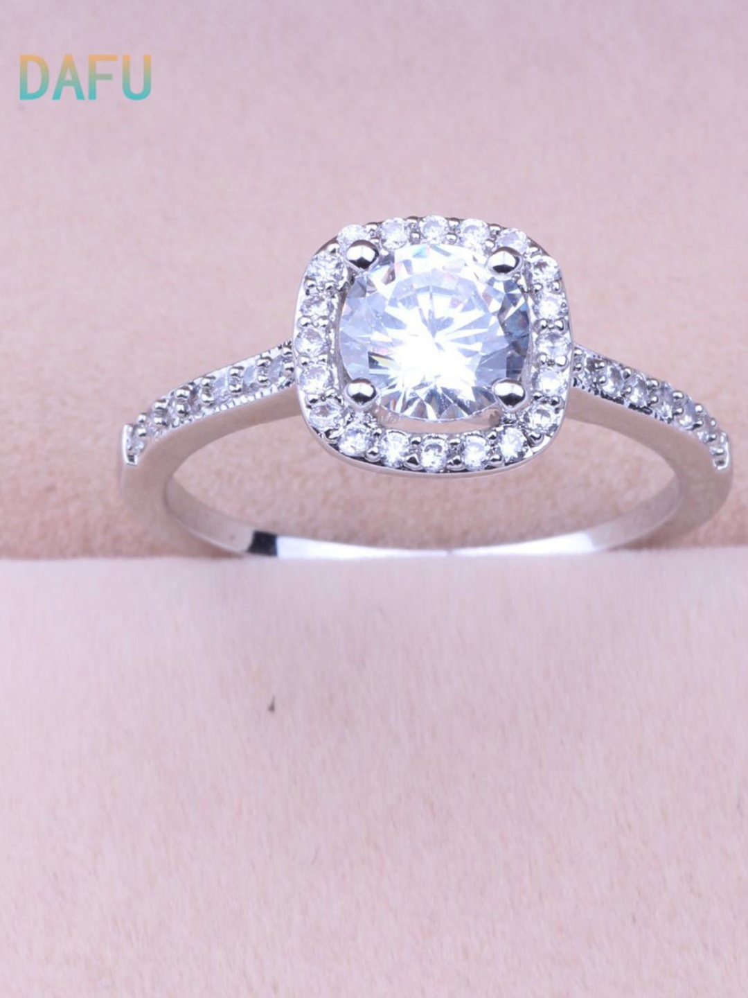

MYKI Silver-Plated AD-Studded Finger Rings