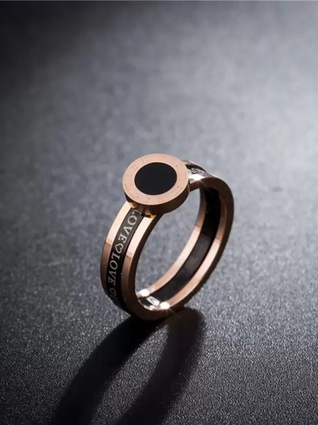 

MYKI Rose Gold-Plated Finger Ring
