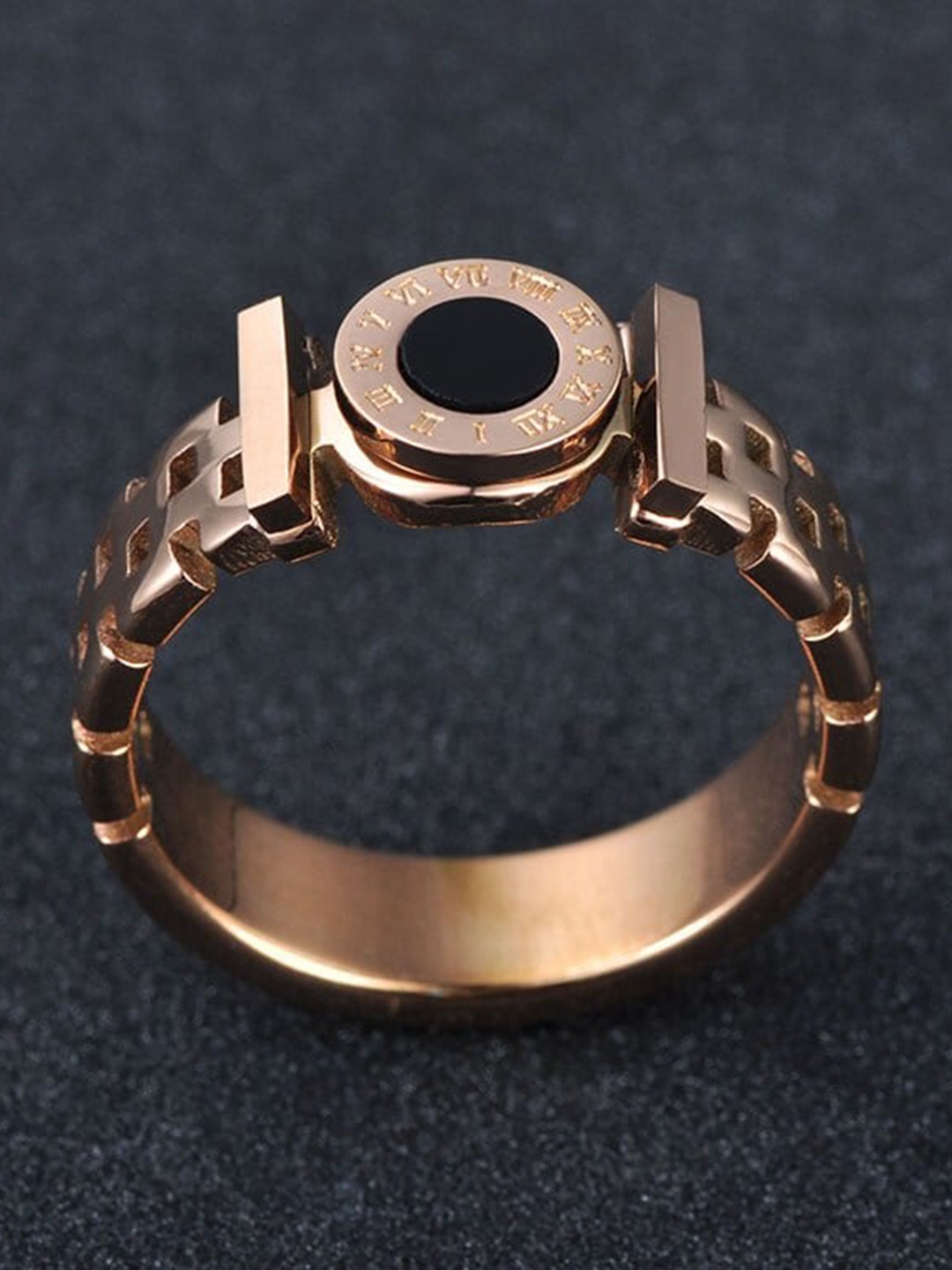 

MYKI Rose Gold-Plated Finger Ring