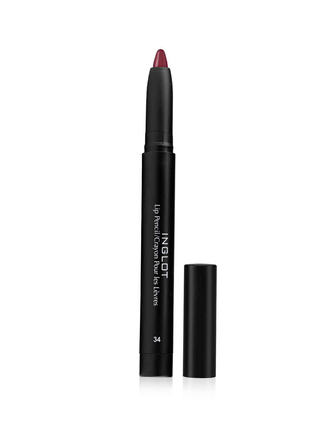 

INGLOT AMC Matte Lip Pencil Crayon with Sharpener - 34, Maroon