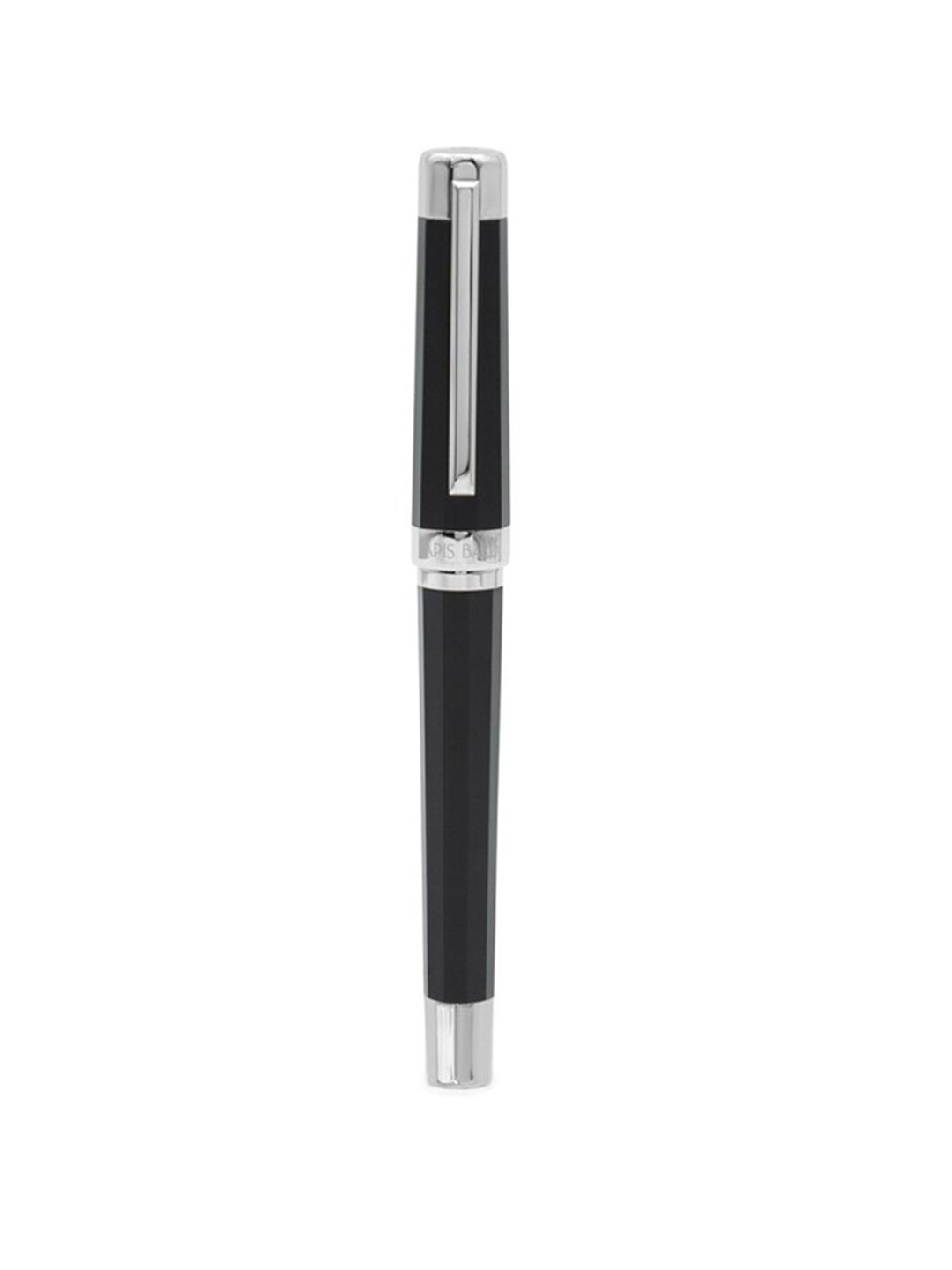 

Lapis Bard 14K Chrome Trim Fine Nib Pen, Black