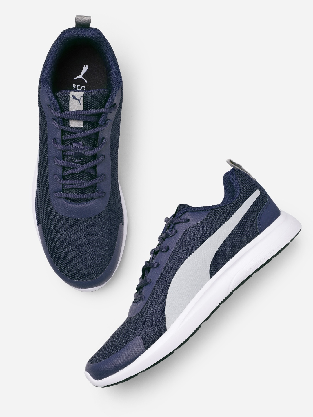 

Puma Men Solid Piktor V1 Regular Sneakers, Navy blue