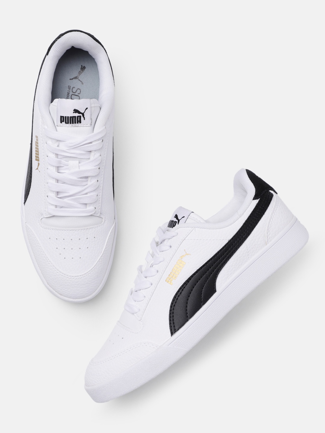 

Puma Unisex Shuffle RES Perforated Sneakers, White