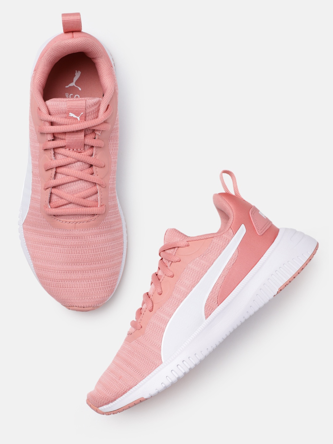 

Puma Women Flyer Flex Textile Running Shoes, Pink