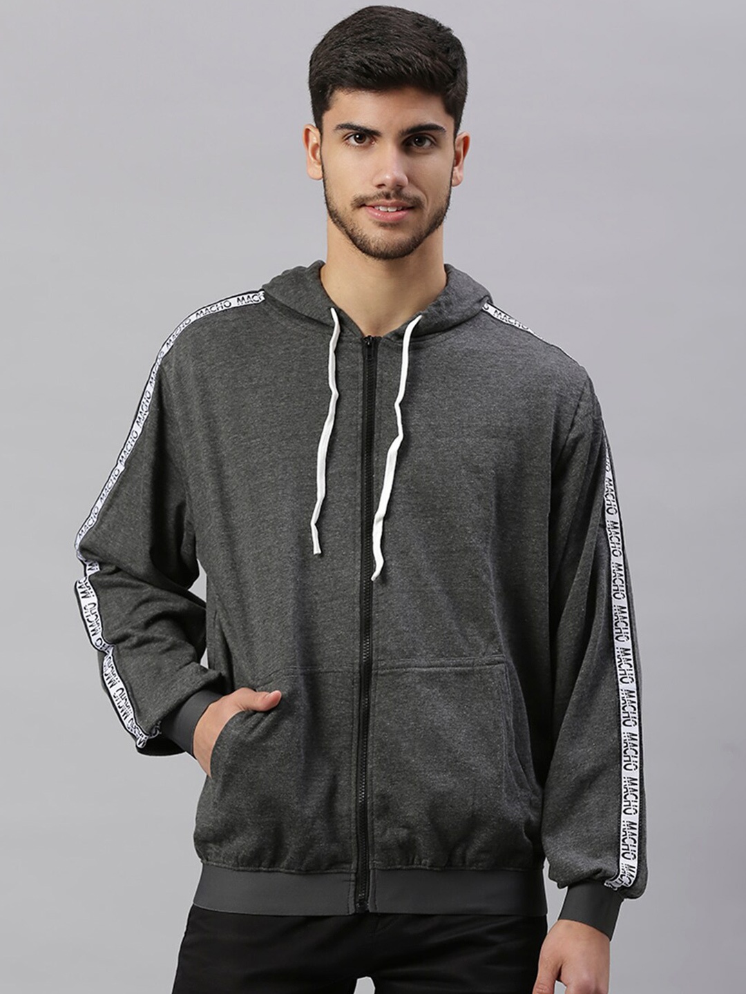 

Hubberholme Hooded Cotton Sweatshirt, Charcoal