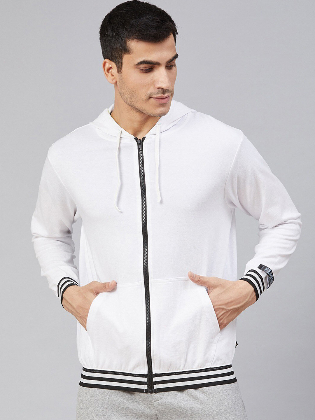 

Hubberholme Hooded Cotton Sweatshirt, White