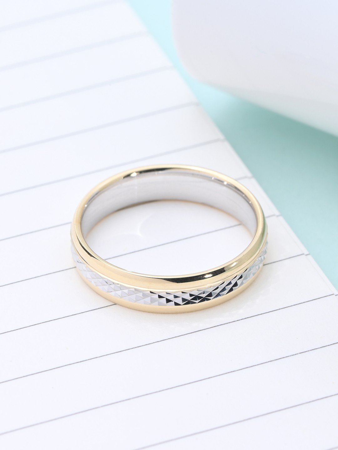 

Zavya Men Rhodium-Plated 925 Sterling Silver Finger Ring, Multi
