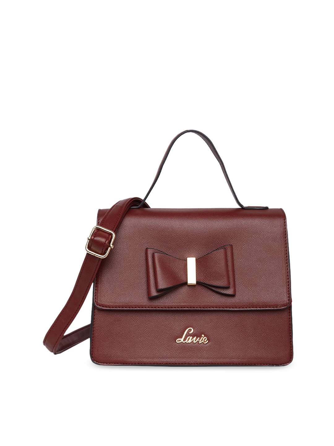 

Lavie Structured Handheld Bag With Bow Detail, Red