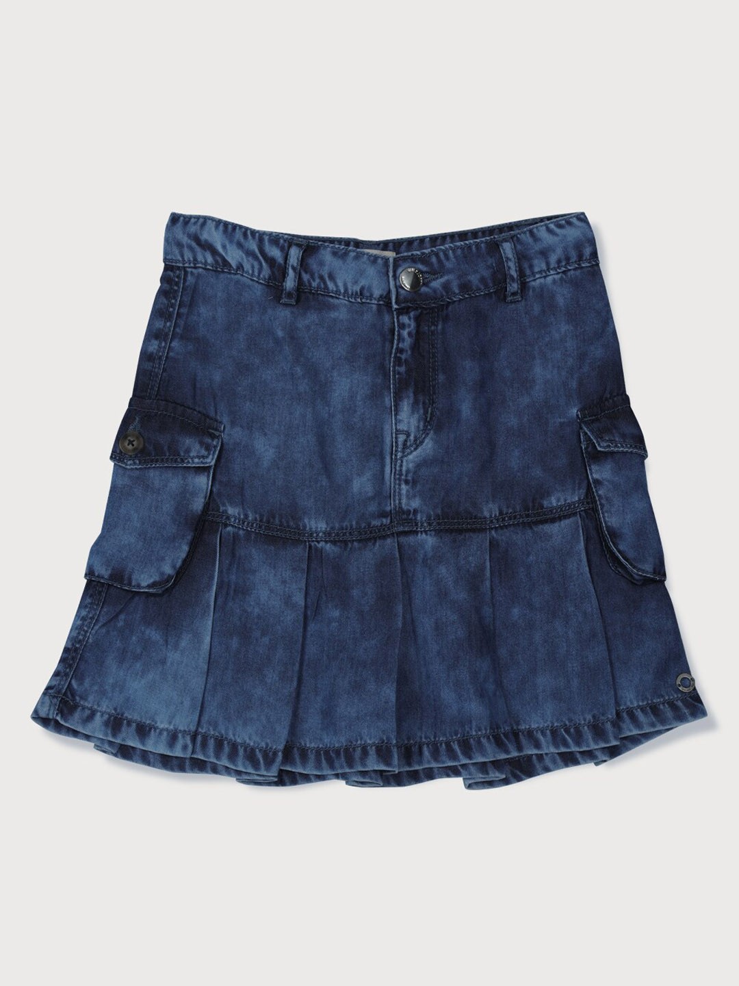 

Gini and Jony Girls A-Line Denim Mini Skirt, Blue