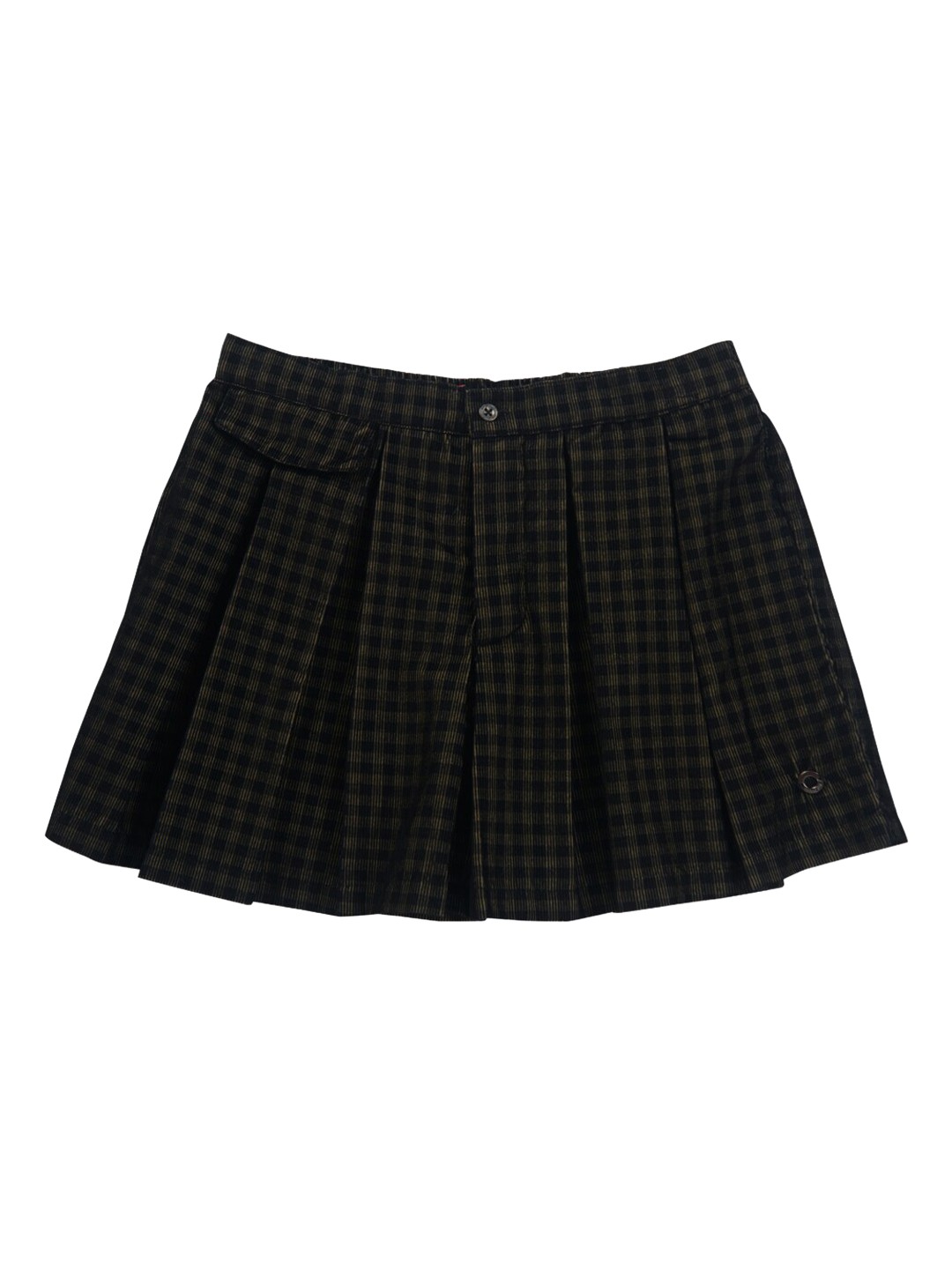 

Gini and Jony Girls Printed Flared Cotton Mini Skirt, Green