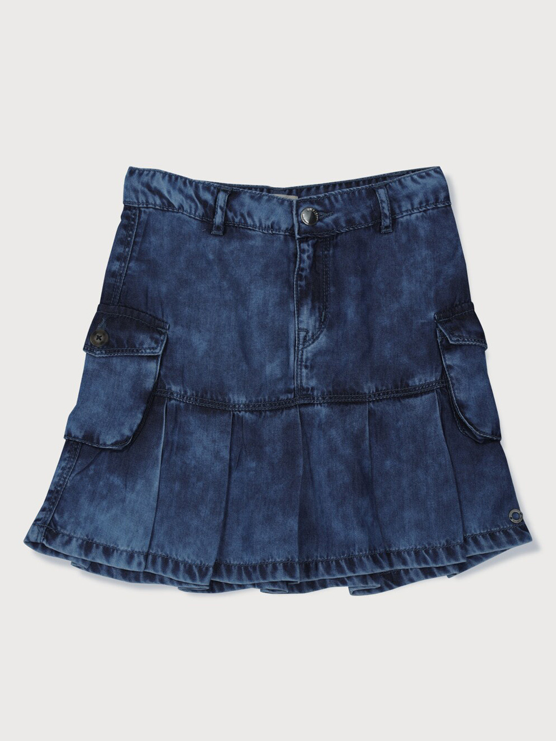 

Gini and Jony Infant Girls A Line Denim Mini Skirt, Blue