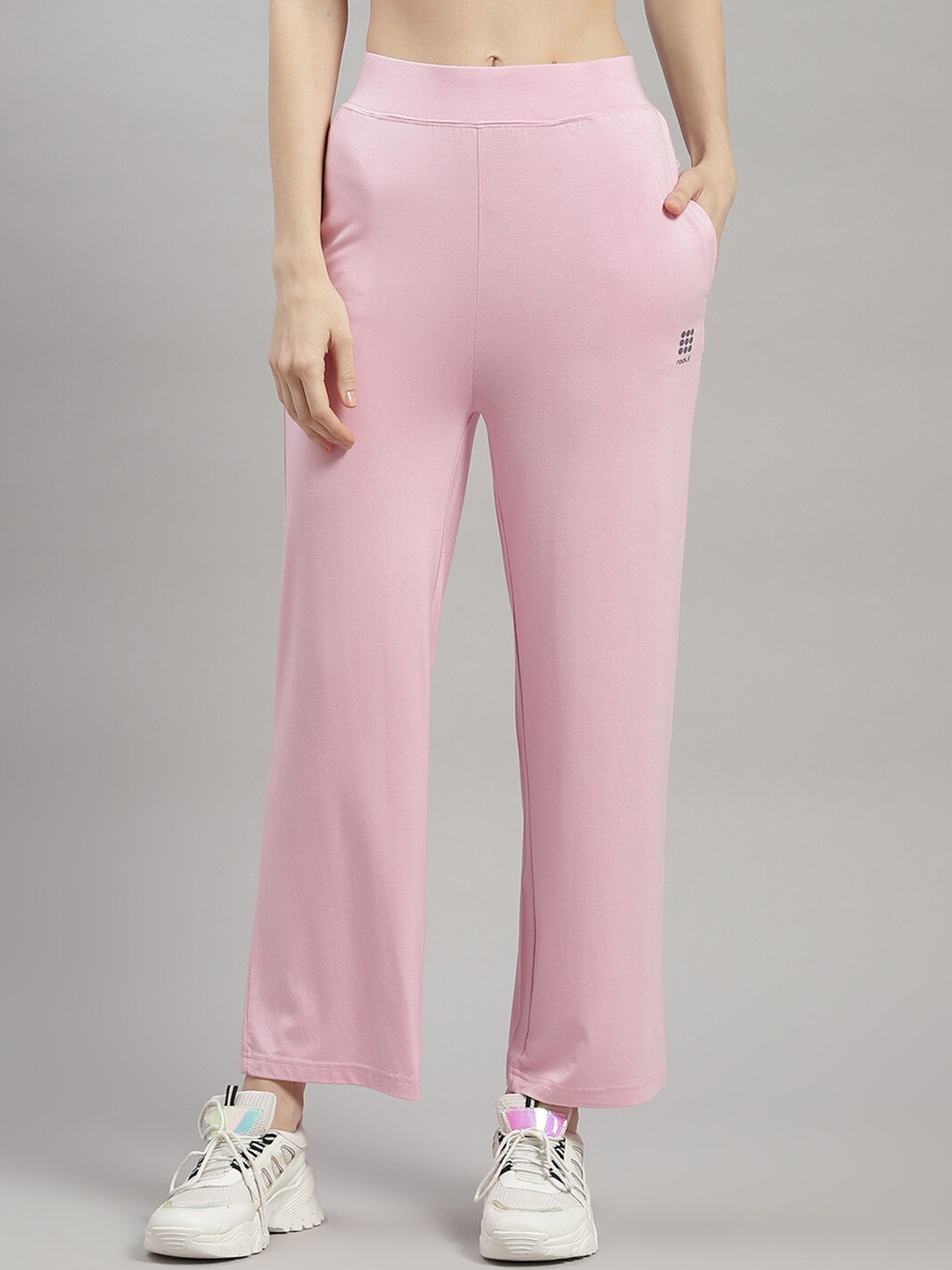 

rock.it Women Mid-Rise Track Pants, Pink