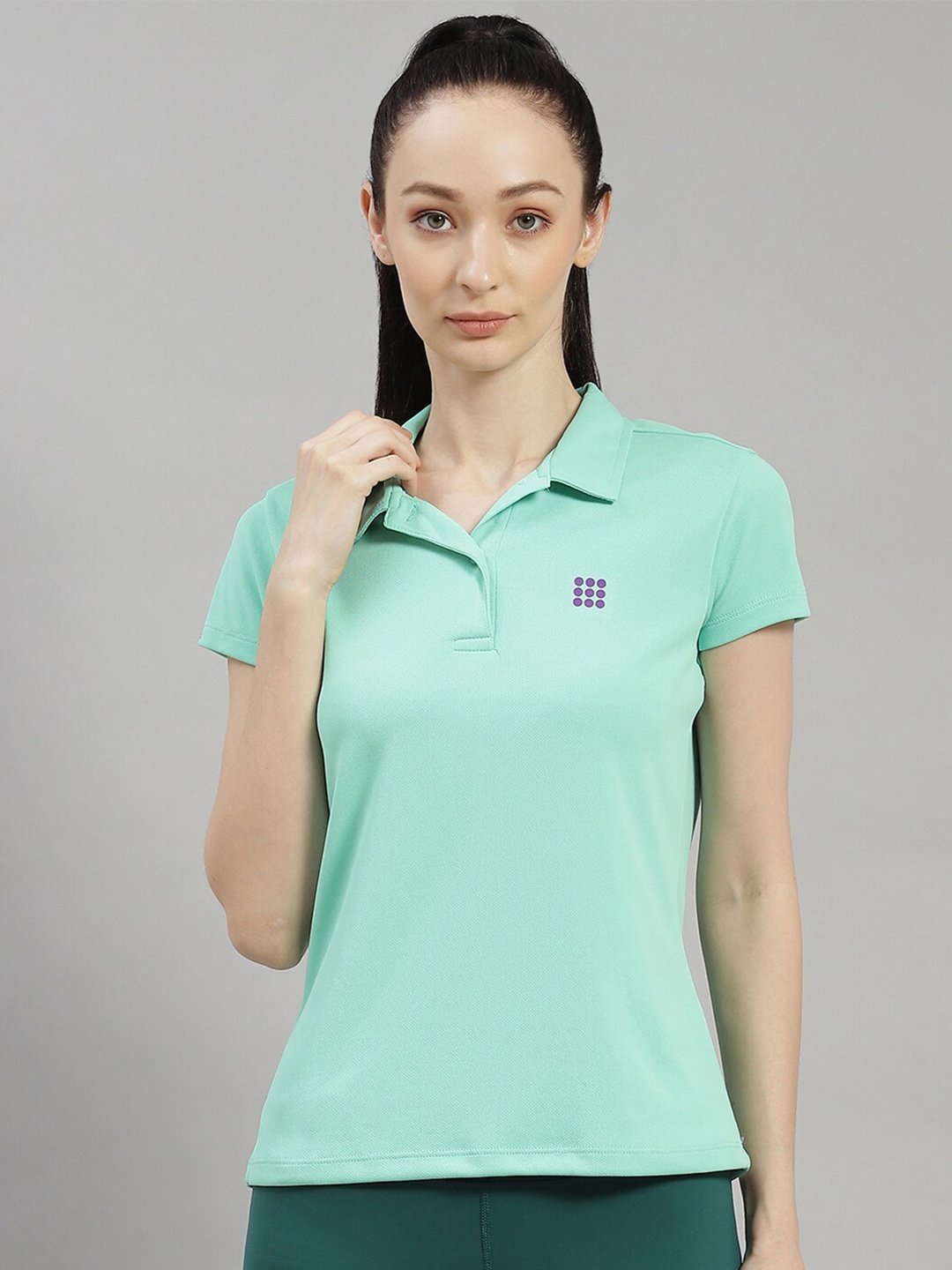 

rock.it Polo Collar Short Sleeves Sports T-Shirt, Sea green