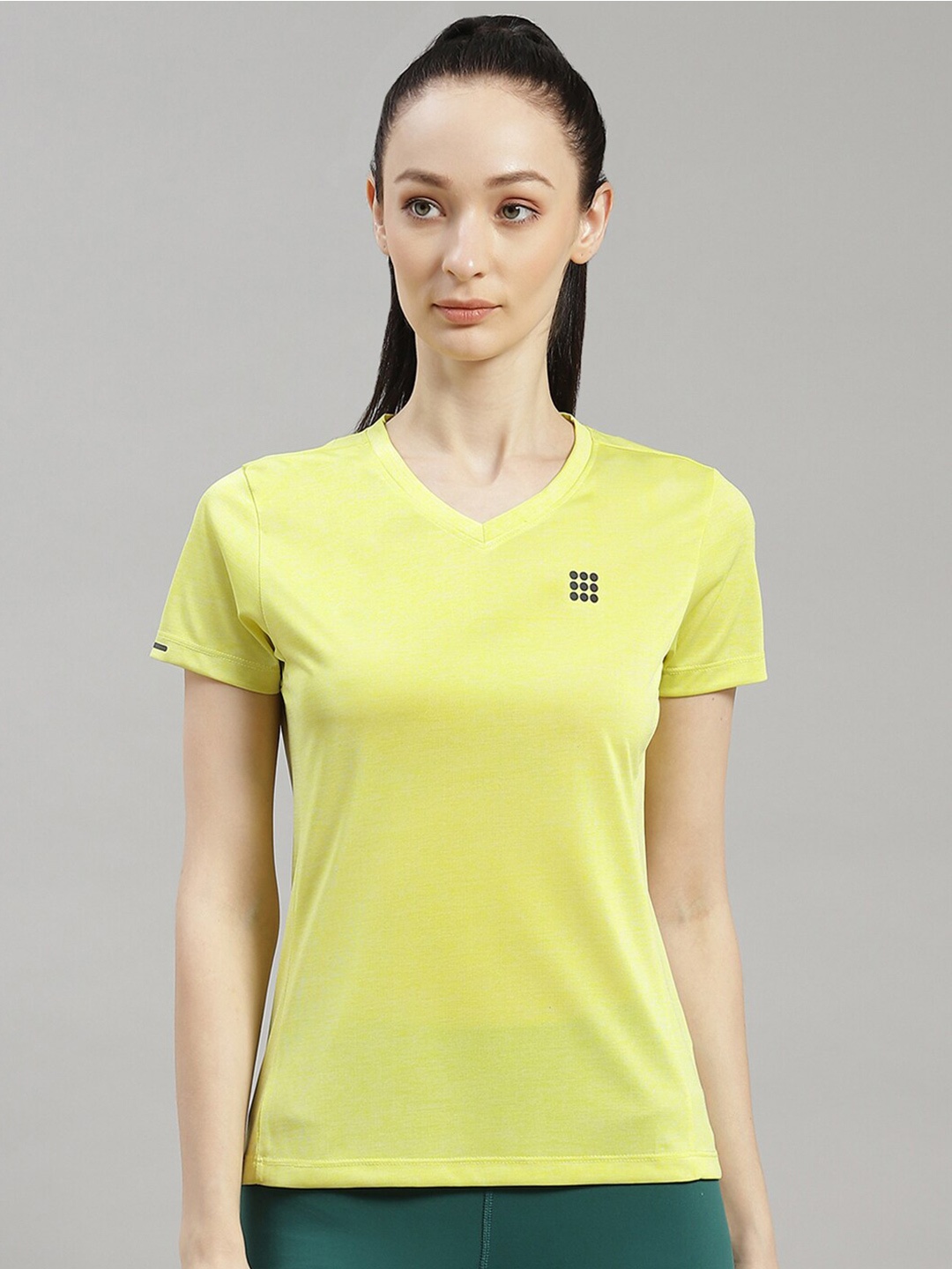 

rock.it V Neck Regular Sleeves T-Shirt, Lime green