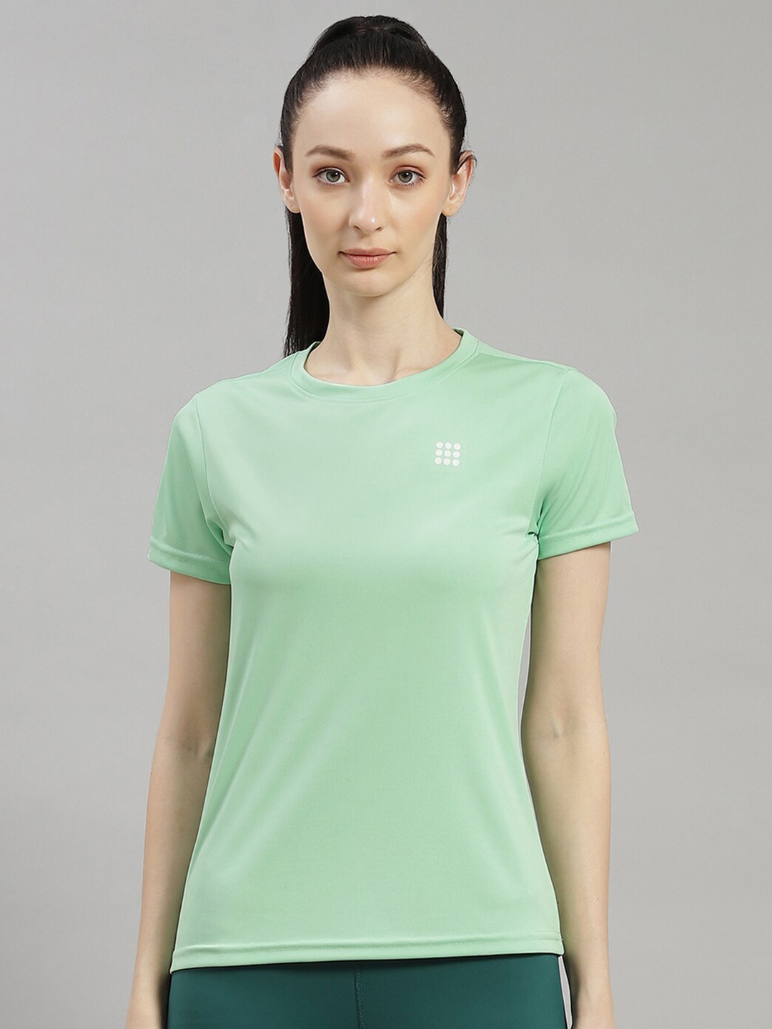 

rock.it Round Neck Regular Sleeves T-Shirt, Green