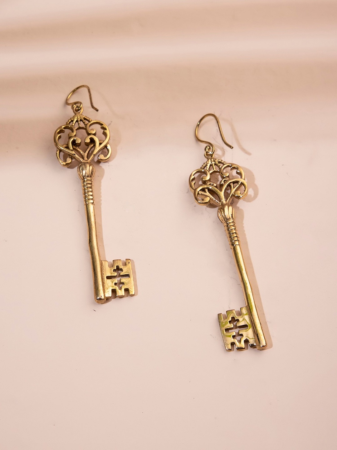 

Studio One Love Gold-Plated Contemporary Drop Earrings