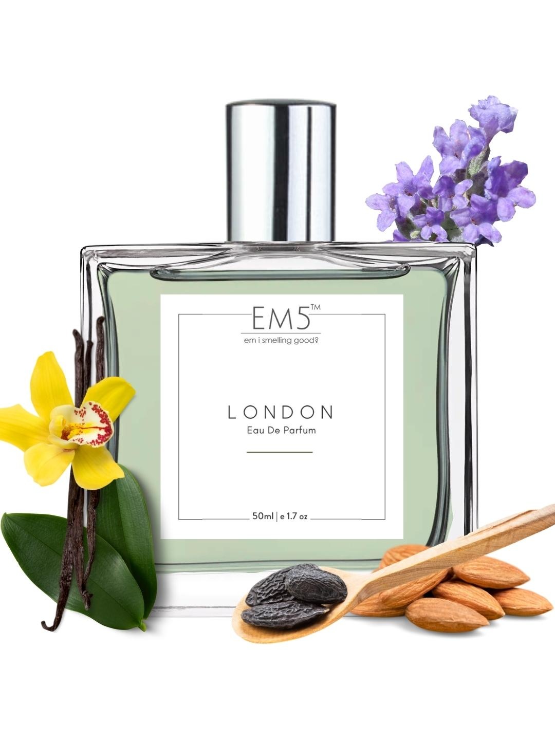 

EM5 Sulphate Free London Eau De Parfum - 50ml, Transparent