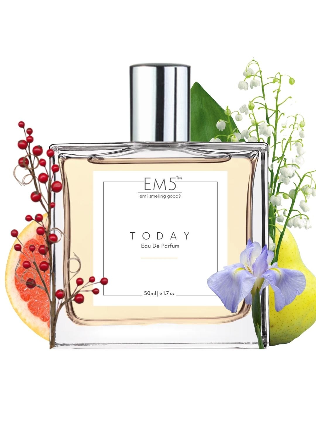 

EM5 Women Today Long Lasting & Anti-Odour Eau De Parfum - 50 ml, Transparent