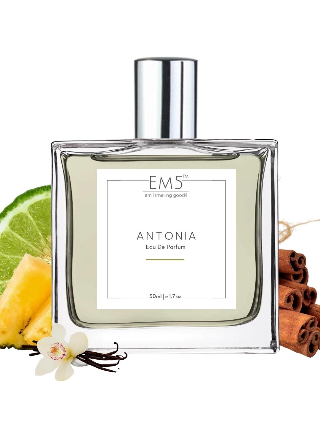 

EM5 Men Antonia Eau De Parfum-50 ml, Transparent