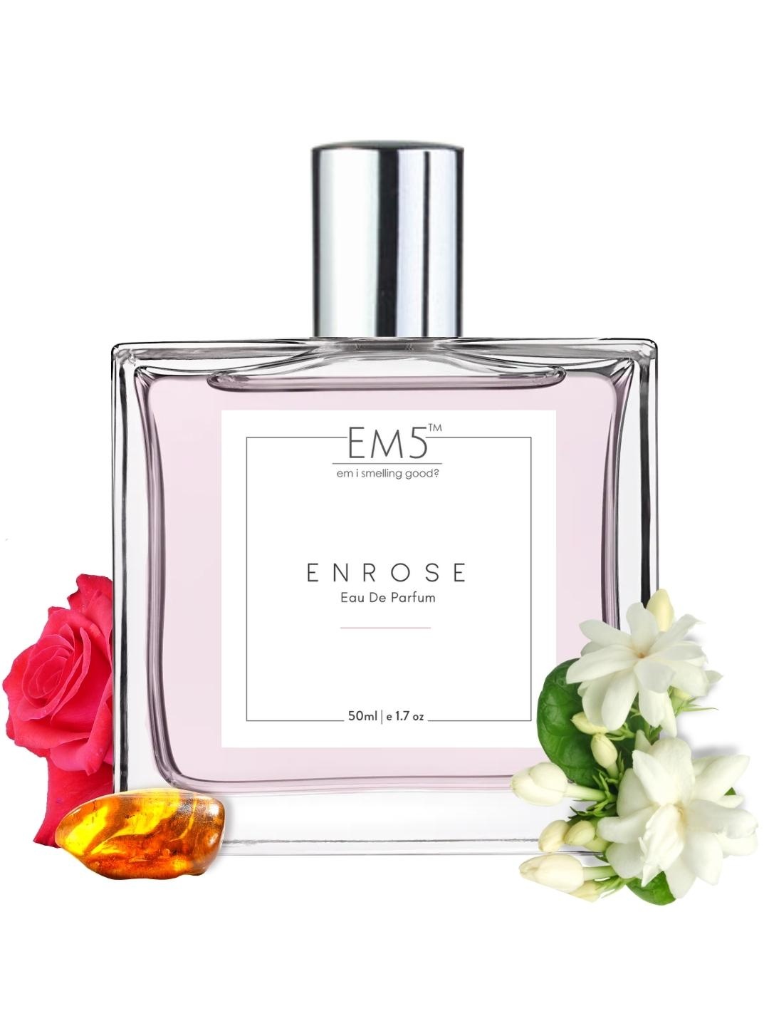 

EM5 Women Enrose Rose Musky Powdery Eau De Parfum 50ml, Transparent