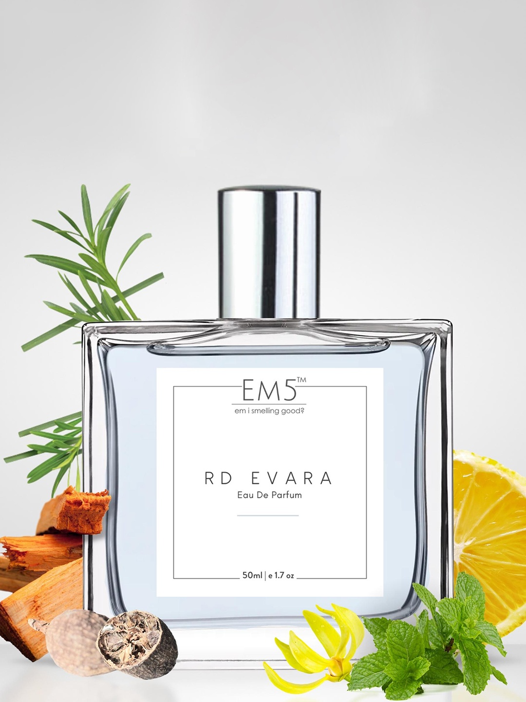 

EM5 Men RD Evara Aromatic Citrus Woody Eau De Parfum 50ml, Transparent