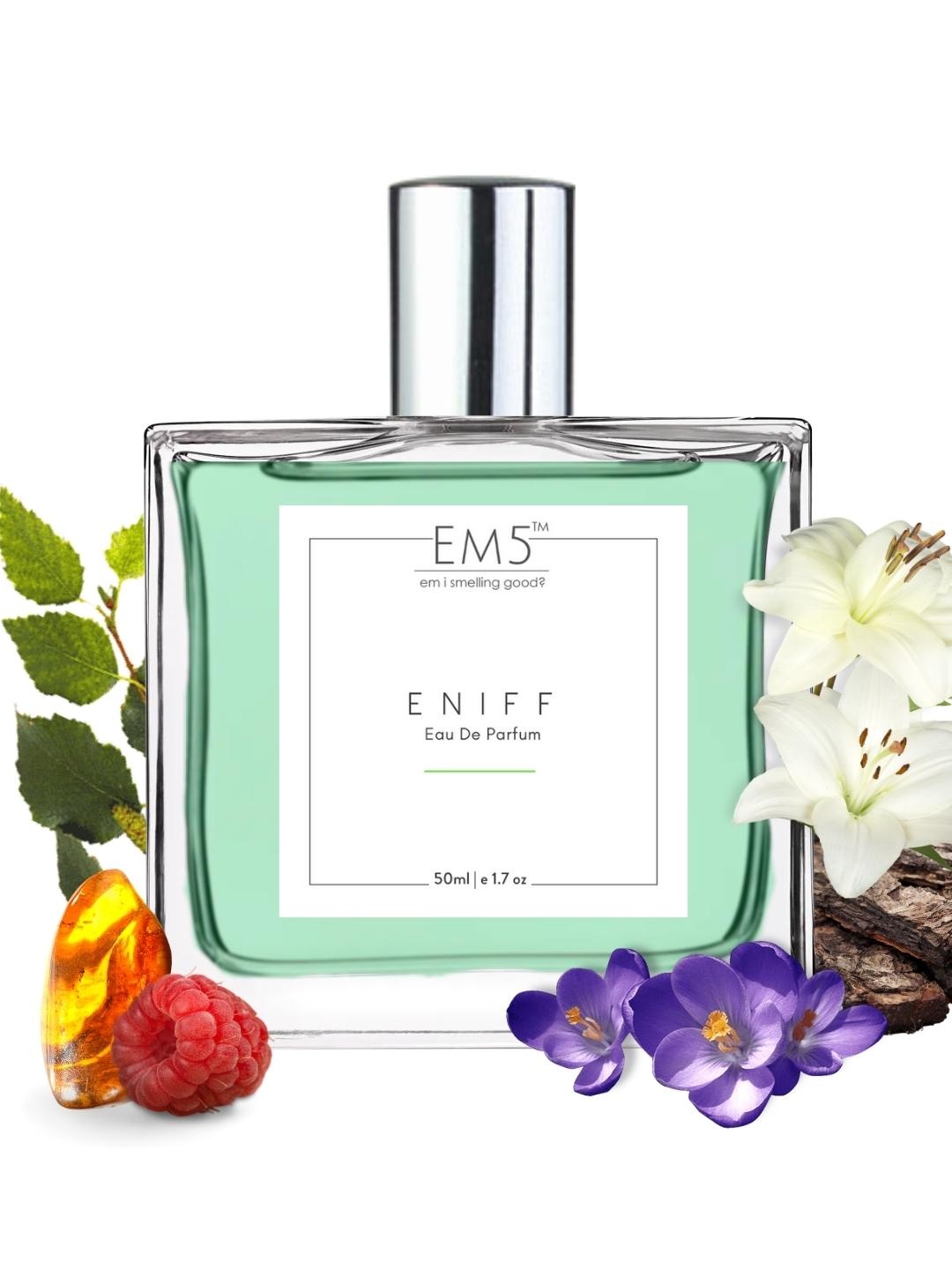 

EM5 Eniff Musky Rose Oud Eau De Parfum 50ml, Transparent