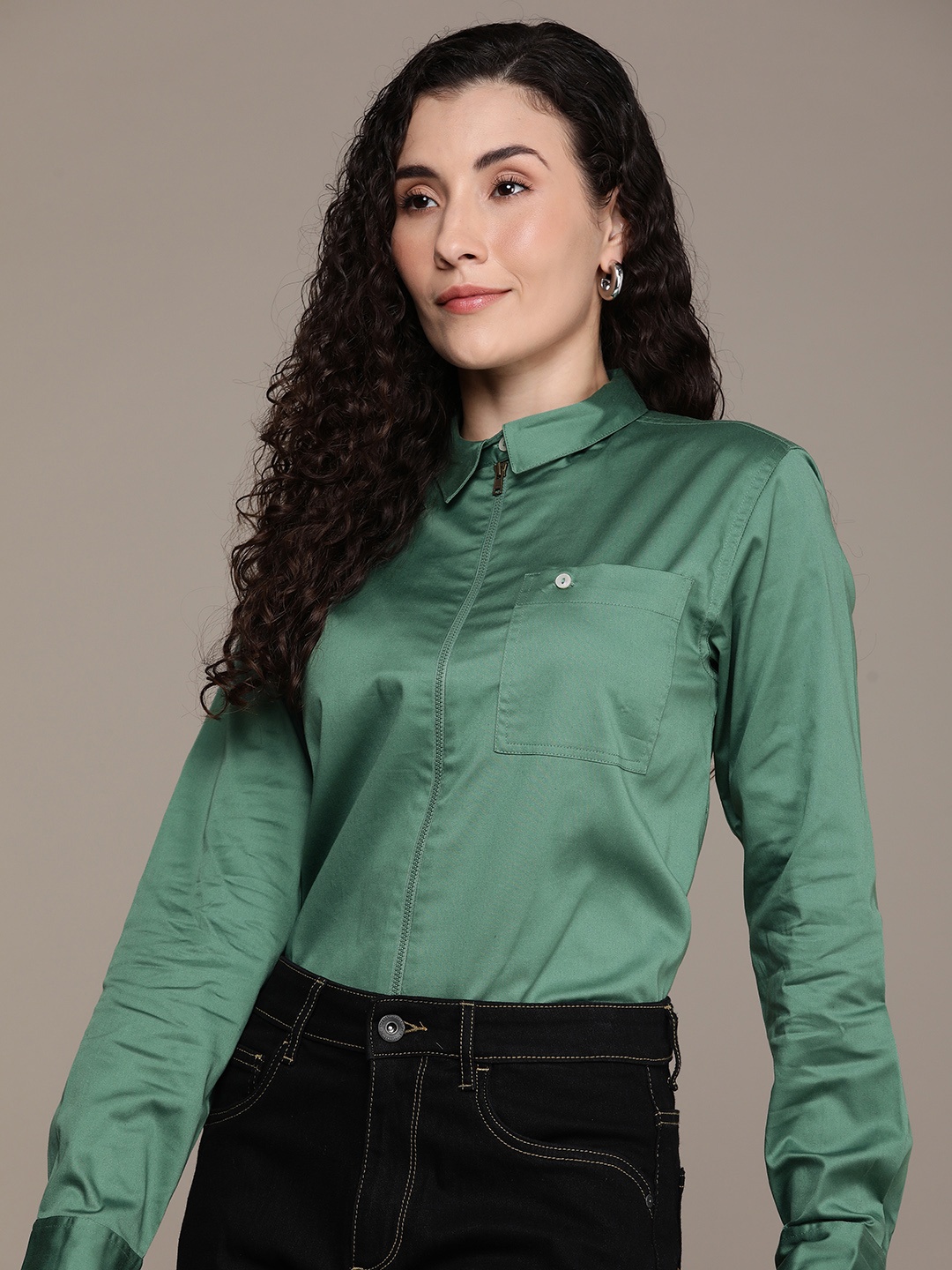 

French Connection Casual Shirt, Green