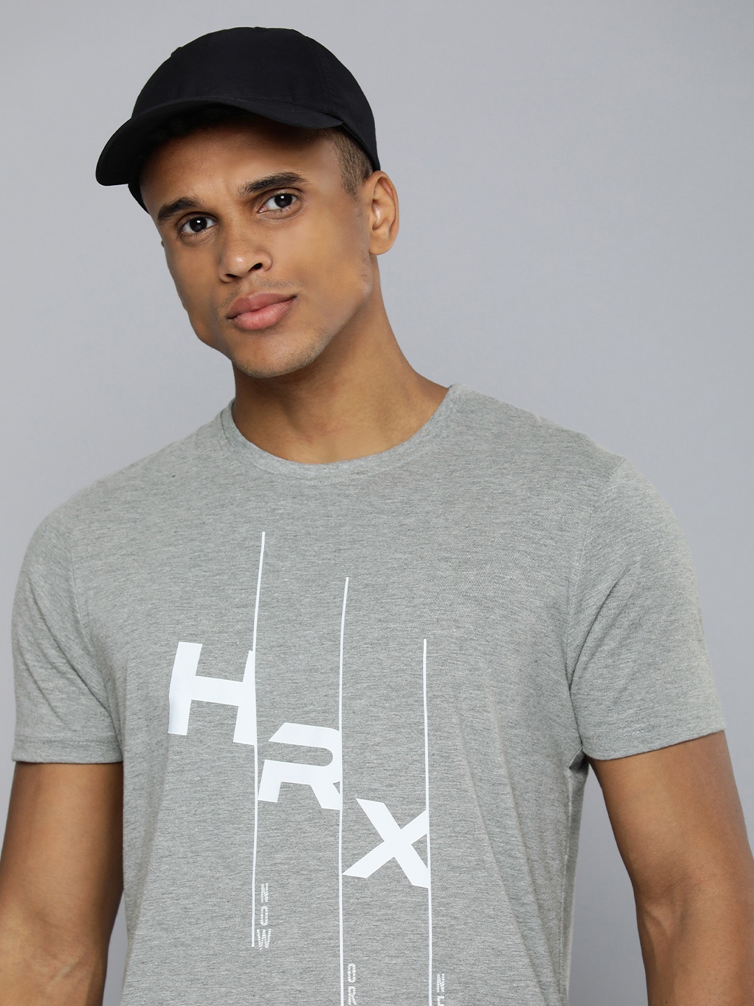 

HRX by Hrithik Roshan Men Typography Printed T-shirt, Grey