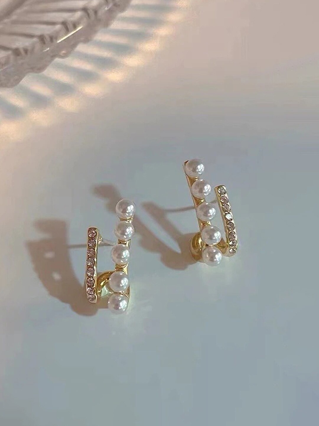 

Jewels Galaxy Gold-Plated Contemporary Studs Earrings