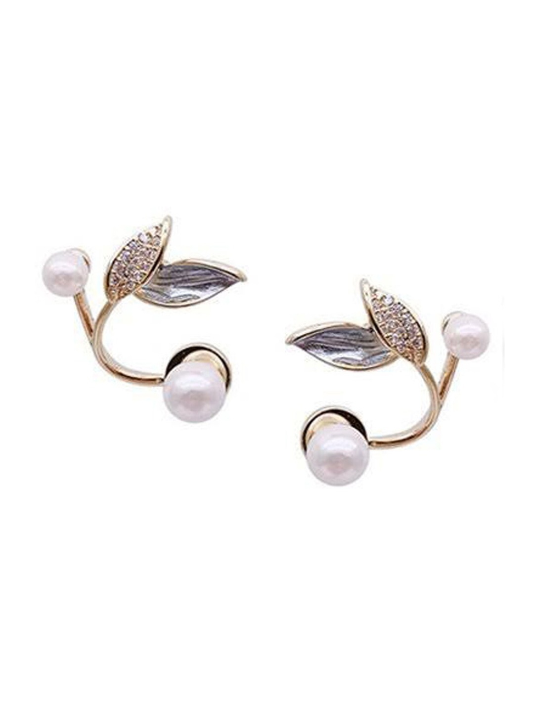 

Jewels Galaxy Gold-Plated Contemporary Studs Earrings