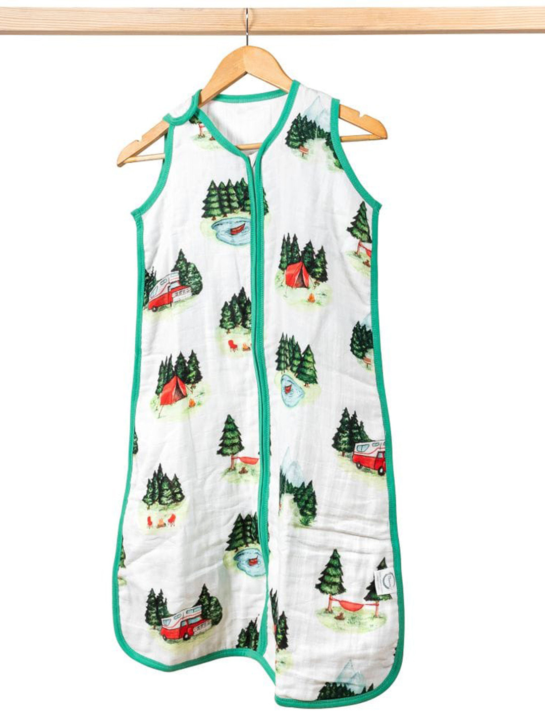 

THEONI Infant Kids Printed Organic Cotton Sleeping Bag, White