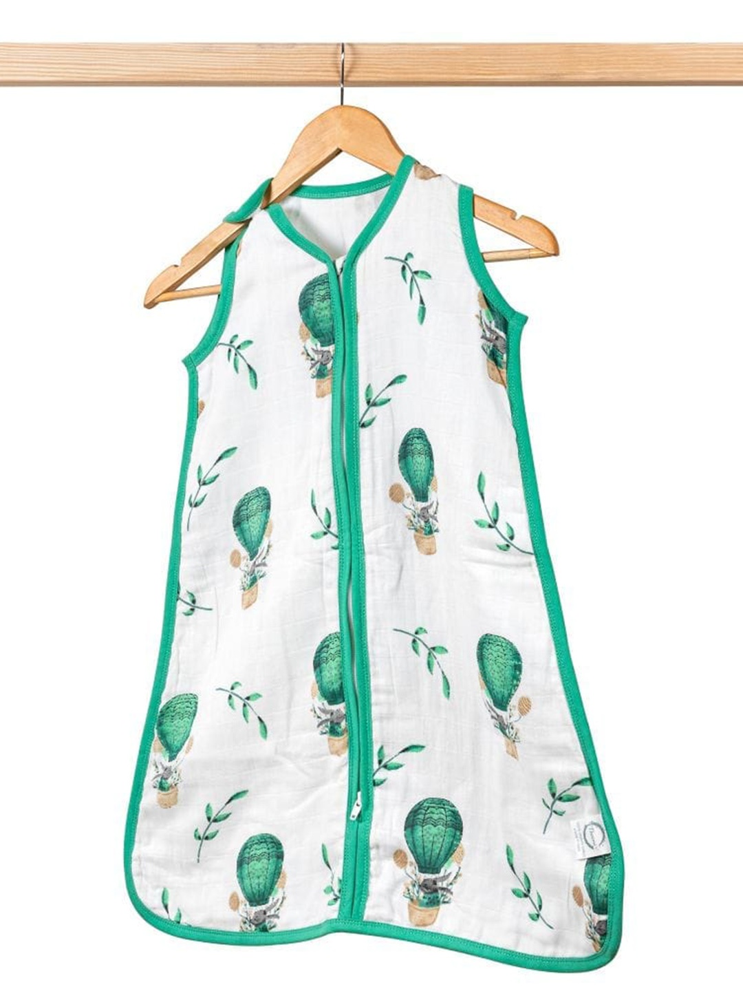 

THEONI Infant Kids Printed Organic Cotton Sleeping Bag, White